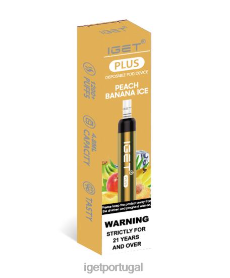 iget mais PVV4236 sorvete de banana e pêssego Bar Shop