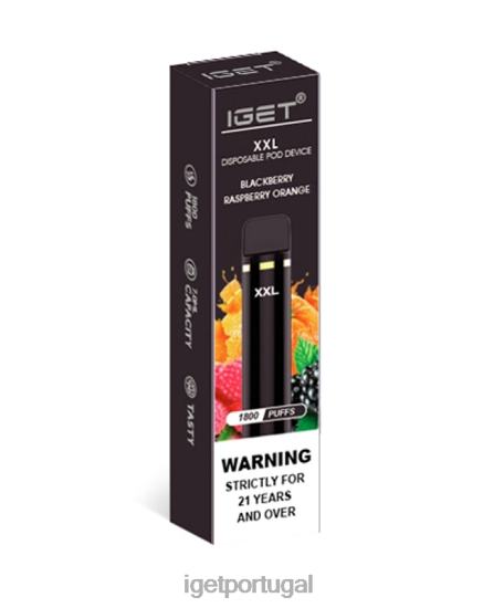iget xxl PVV4244 amora framboesa laranja Vapes Portugal