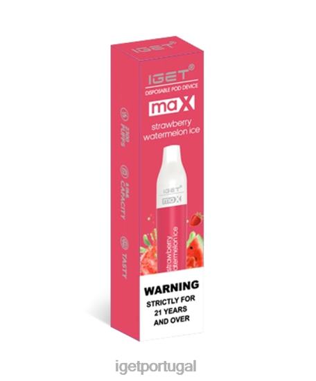 iget max PVV4292 gelo de melancia de morango Vape Shop