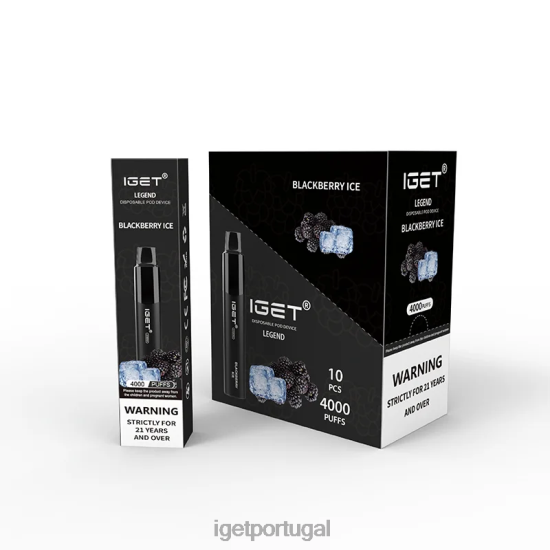 iget lenda 4000 baforadas PVV42324 gelo de amora Vapes Portugal