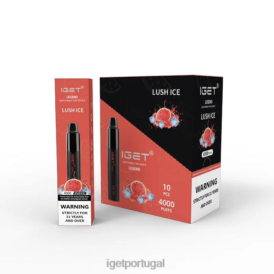 iget lenda 4000 baforadas PVV42327 gelo exuberante Vape Shop