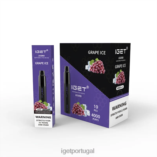 iget lenda 4000 baforadas PVV42331 gelo de uva Vape Sale