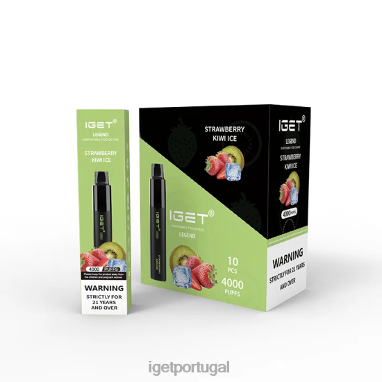 iget lenda 4000 baforadas PVV42337 gelo de morango e kiwi Vape Shop