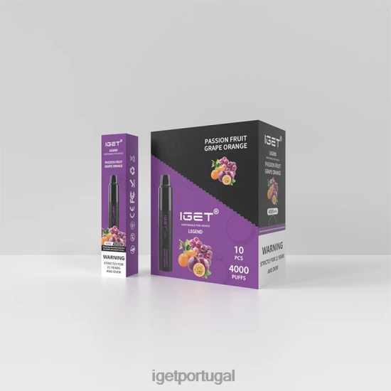 iget lenda 4000 baforadas PVV42339 maracujá uva laranja Bar Discount