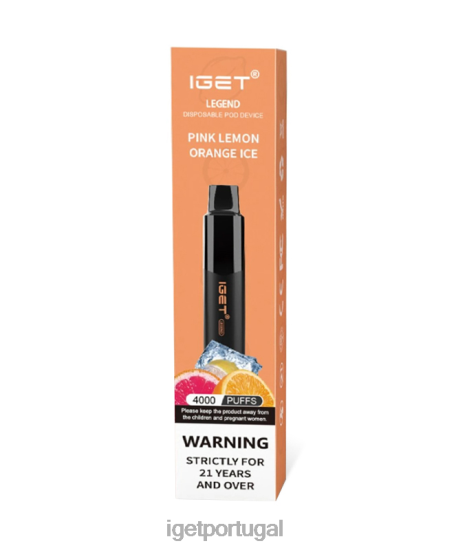 iget lenda PVV42192 gelo de laranja limão rosa Vapes Portugal